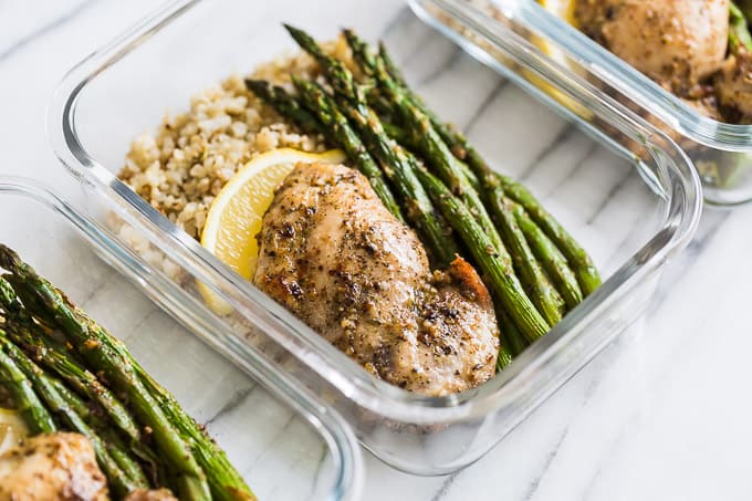 Garlic Herb Chicken and Asparagus Meal Prep | Get Inspired Everyday!