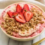 Strawberry Banana Nice Cream Breakfast Bowls | Get Inspired Everyday!