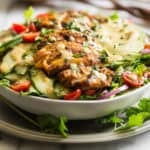 Grilled Chicken Shawarma Salad with Tahini Dressing | Get Inspired Everyday!