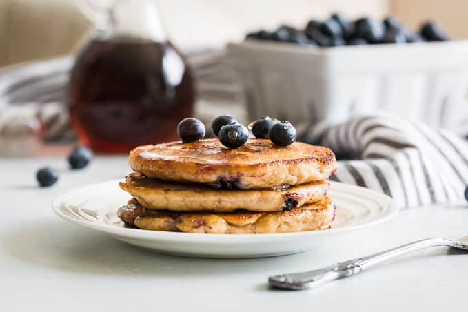 Fluffy Paleo Blueberry Pancakes | Get Inspired Everyday!