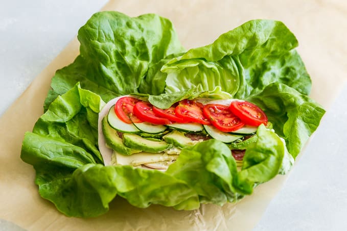 Italian Sub Lettuce Wraps with Pepperoncini Aioli | Get Inspired Everyday!