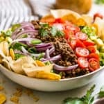 Fully Loaded Taco Salad with Salsa Dressing | Get Inspired Everyday!