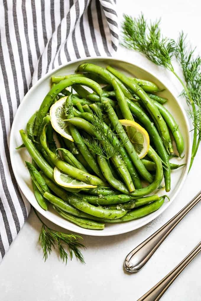 Green Beans with Lemon Dill Vinaigrette | Get Inspired Everyday!