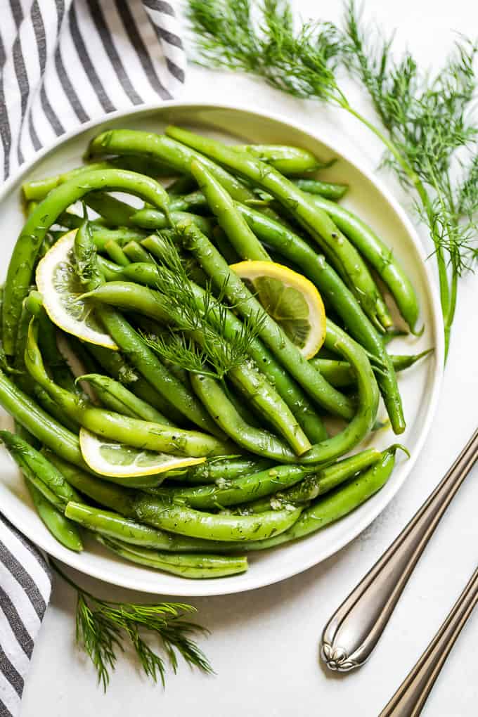 Green Beans with Lemon Dill Vinaigrette | Get Inspired Everyday!