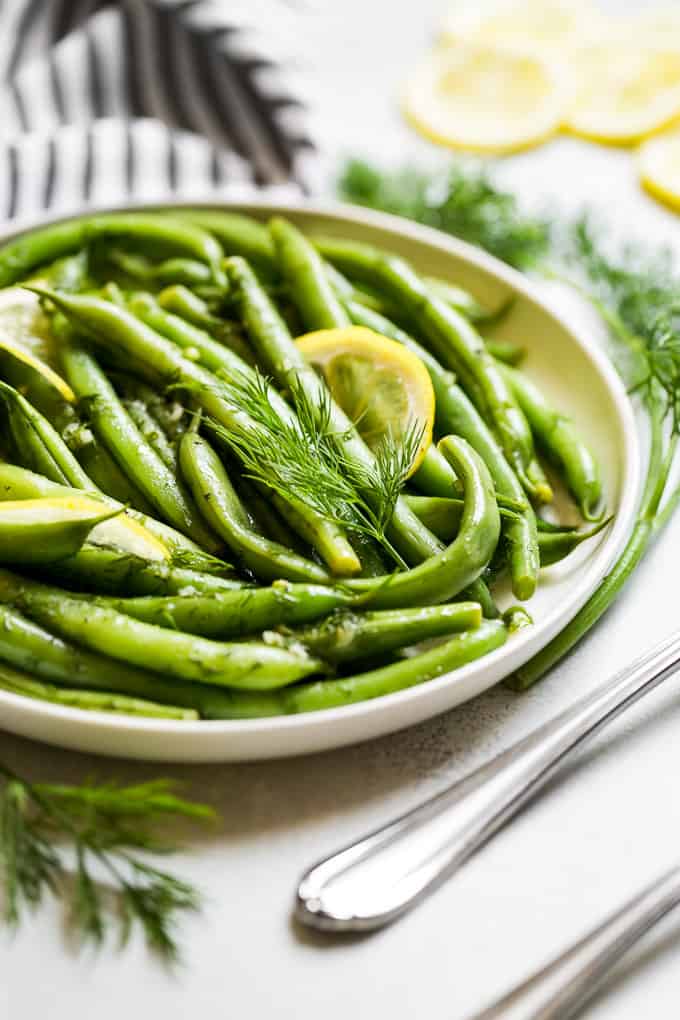 Green Beans with Lemon Dill Vinaigrette | Get Inspired Everyday!