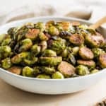 Caramelized Bacon Balsamic Brussels Sprouts | Get Inspired Everyday!