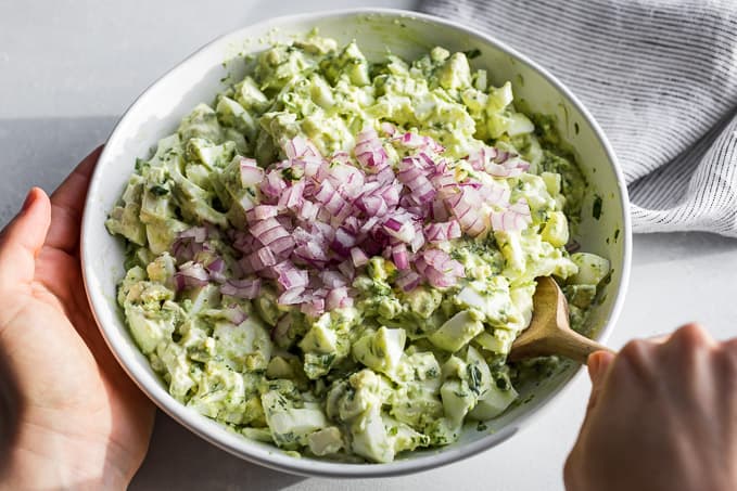 Instant Pot Avocado Egg Salad (Whole30, Keto) | Get Inspired Everyday!