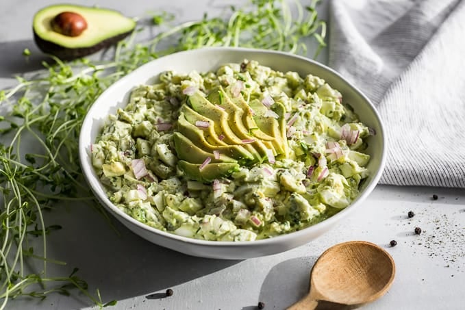 Avocado Egg Salad Cups