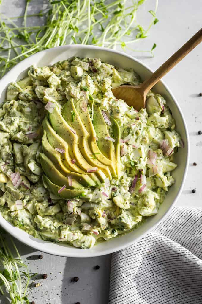 Instant Pot Avocado Egg Salad (Whole30, Keto) | Get Inspired Everyday!