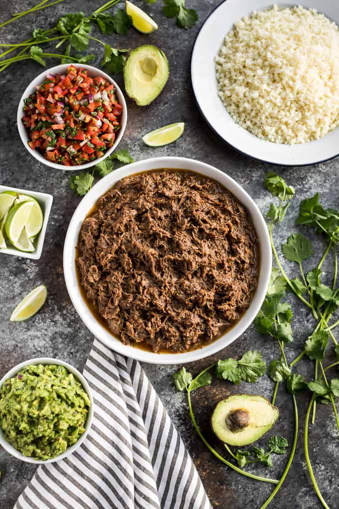 Instant Pot Beef Barbacoa Bowls (Whole30) | Get Inspired Everyday!