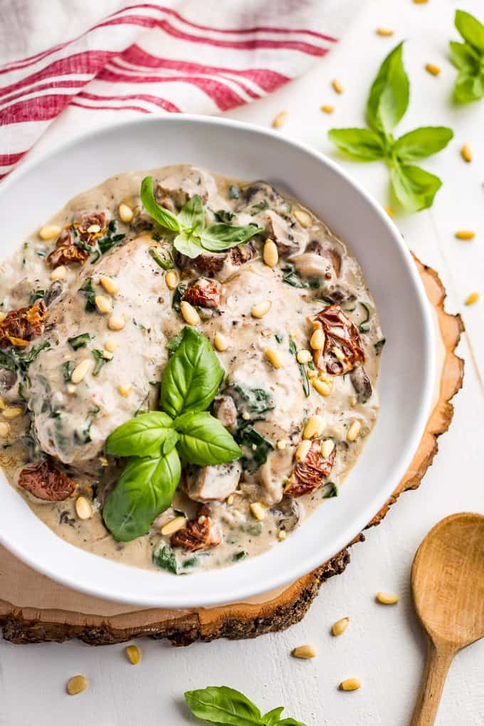 Instant Pot Creamy Tuscan Chicken (Whole30) | Get Inspired Everyday!