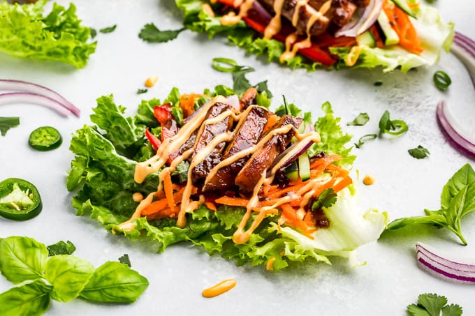 Banh Mi Lettuce Wraps (Whole30) | Get Inspired Everyday!