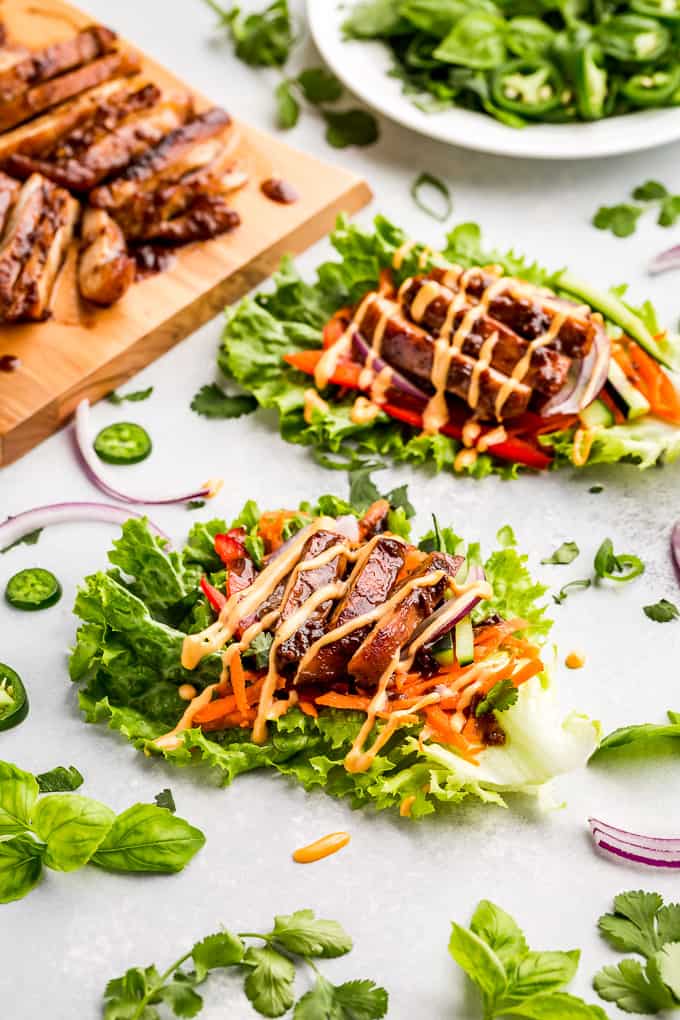 Banh Mi Lettuce Wraps (Whole30) | Get Inspired Everyday!