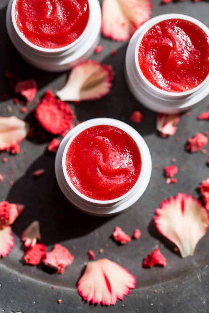 Homemade Natural Strawberry Vanilla Lip Balm | Get Inspired Everyday!