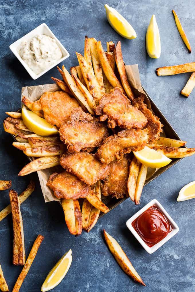 Whole30 + Keto Fish and Chips - Tastes Lovely