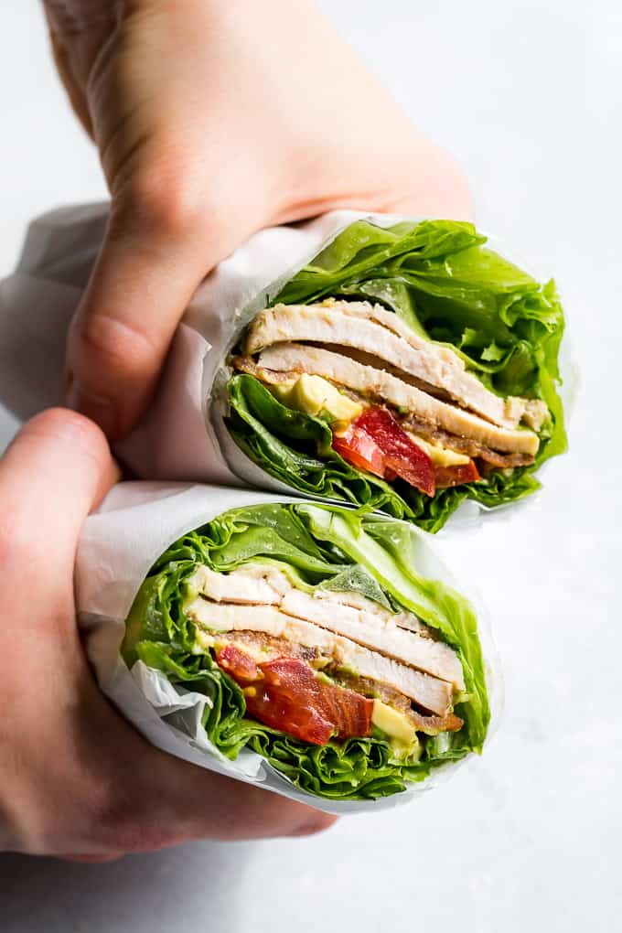 BLAT Chicken Lettuce Wraps with Ranch Mayo | Get Inspired Everyday!