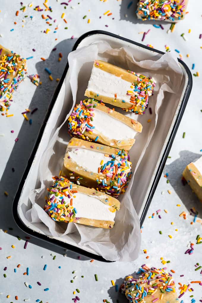 Paleo Funfetti Ice Cream Sandwiches | Get Inspired Everyday!