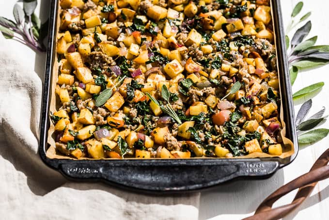 Sweet Potato Sausage Apple Hash | Get Inspired Everyday!