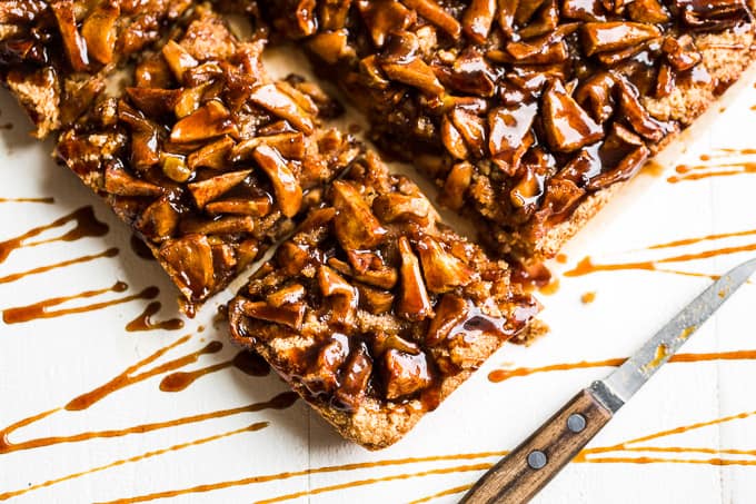 Paleo Caramel Apple Blondies | Get Inspired Everyday!