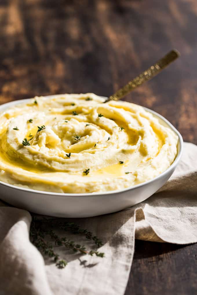 The best mashed potatoes, perfect for holiday dinners!