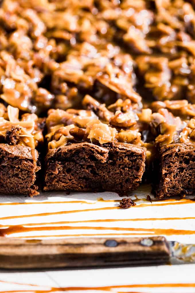 Paleo German Chocolate Brownies | Get Inspired Everyday!