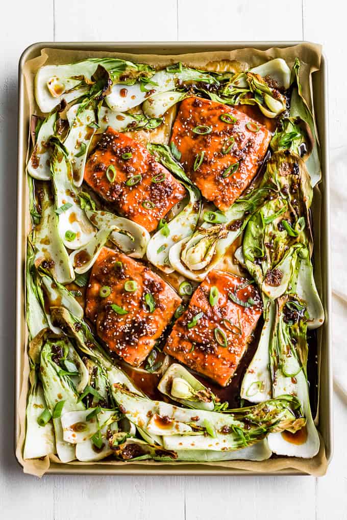 Healthier Sheet Pan Teriyaki Salmon | Get Inspired Everyday!