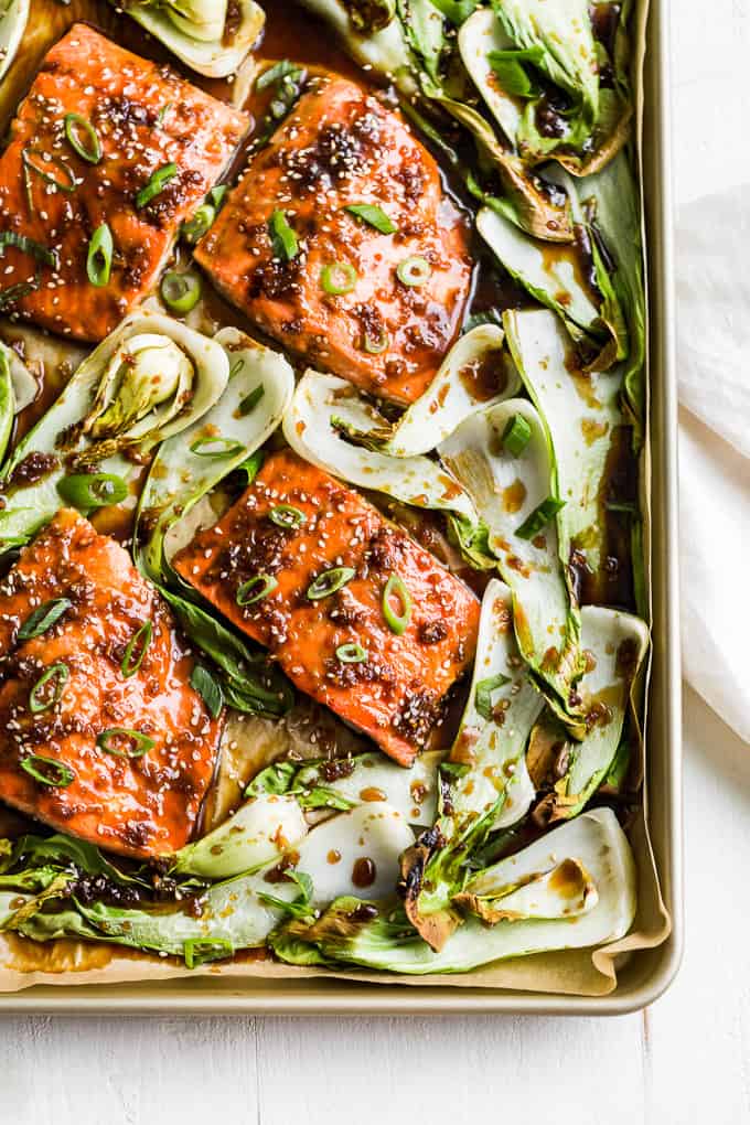 Healthier Sheet Pan Teriyaki Salmon | Get Inspired Everyday!