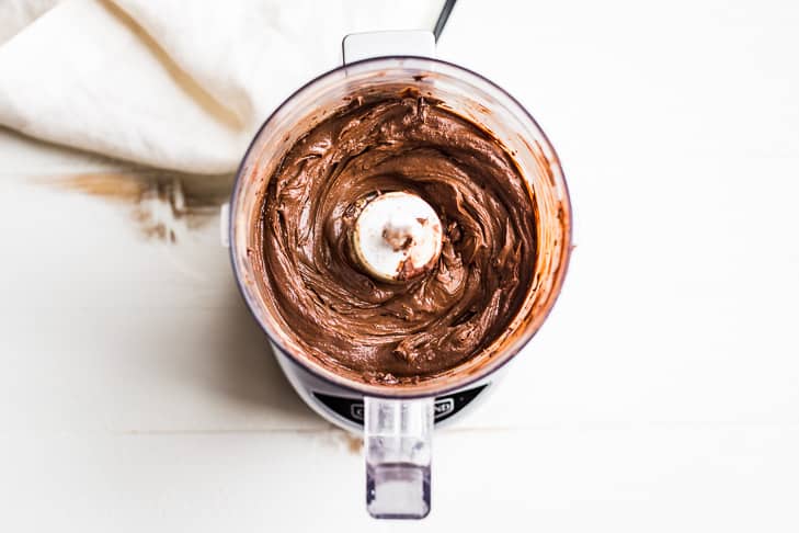 The food processor makes this mousse extra easy!