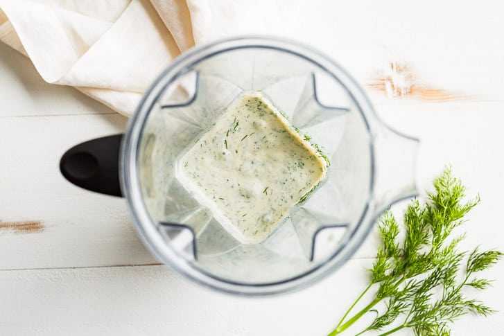 Creamy Homemade Dill Dressing for Greek Meal Prep!