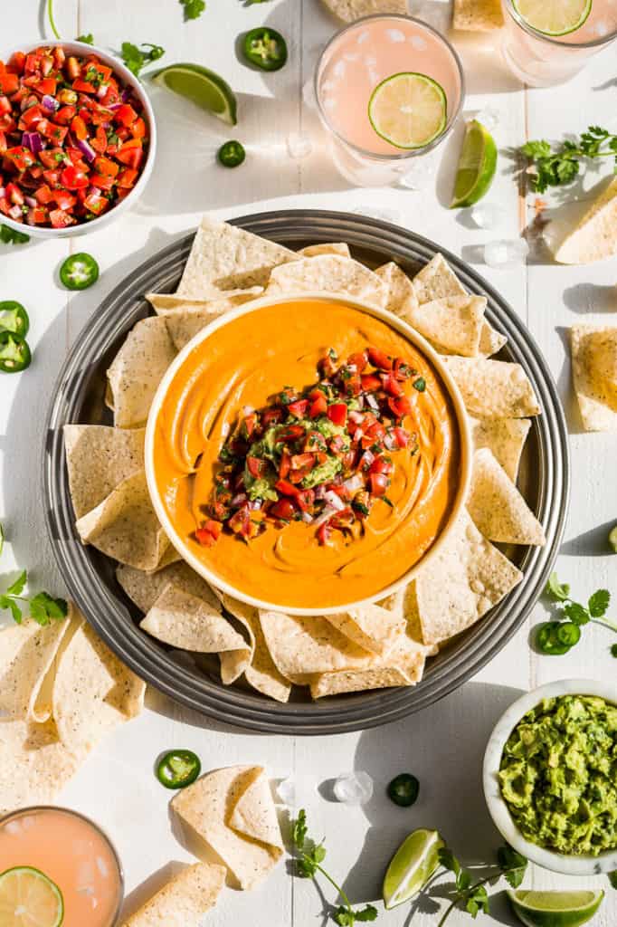 Queso parties are also perfect for Cinco de Mayo dinners!