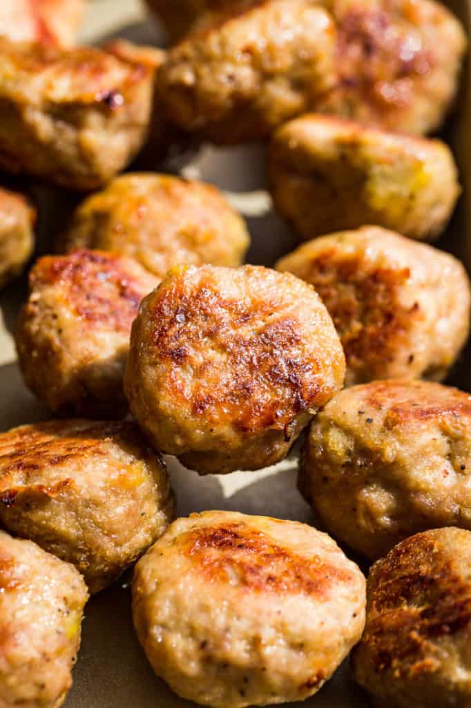 The best All Purpose Baked Turkey Meatball recipe!