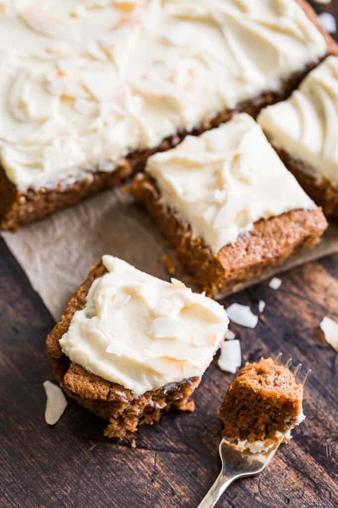 This paleo friendly, gluten free carrot cake is perfect for spring and holidays!