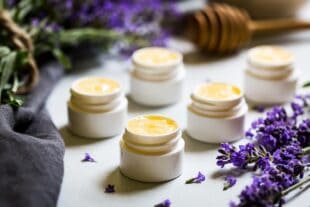 Homemade Lavender Lip Balm