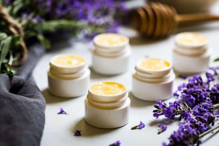 Homemade Lavender Lip Balm