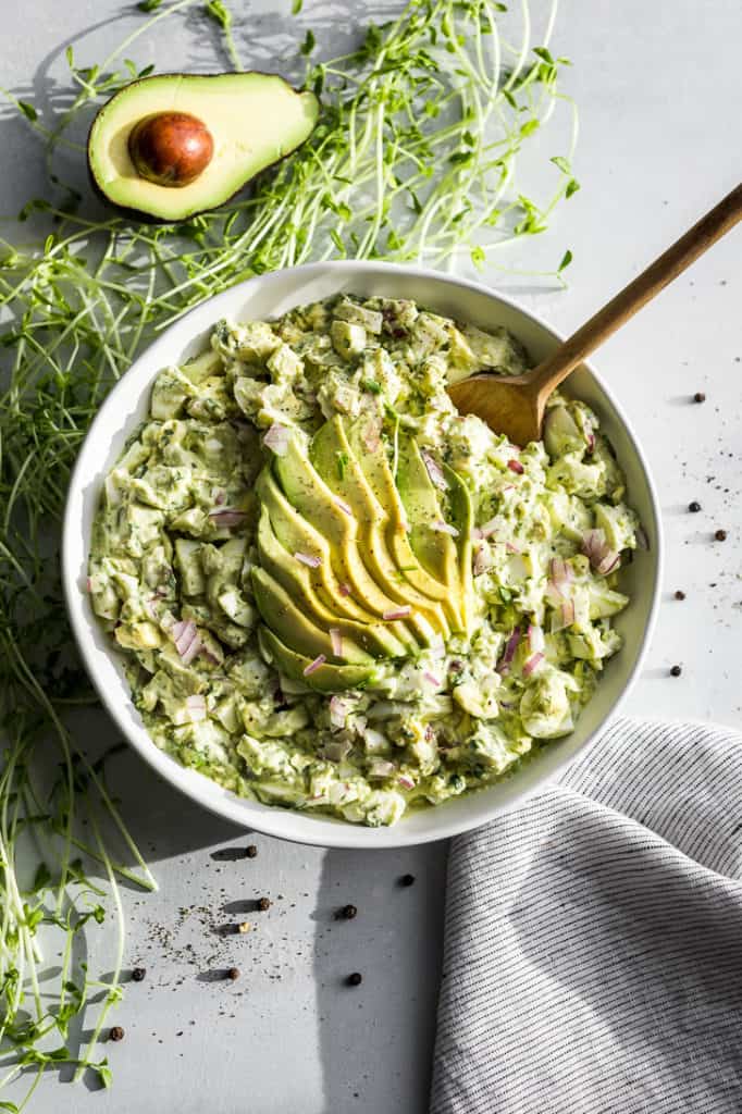 This Avocado Egg Salad is perfect for Mother's Day Brunch!