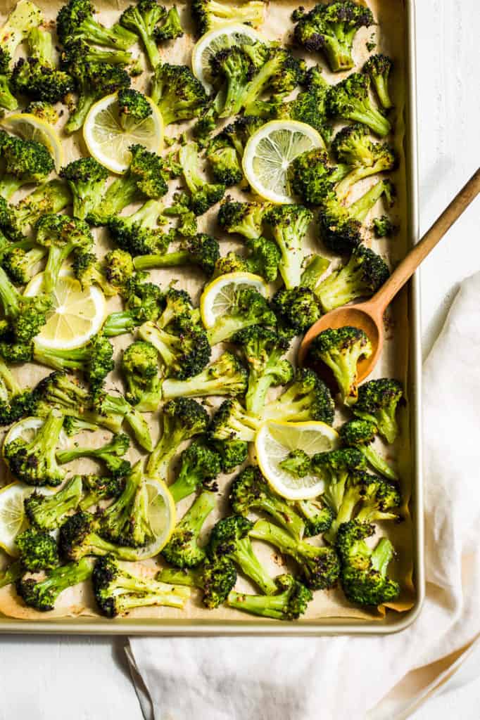 Oven Roasted Lemon Herb Broccoli | Get Inspired Everyday!