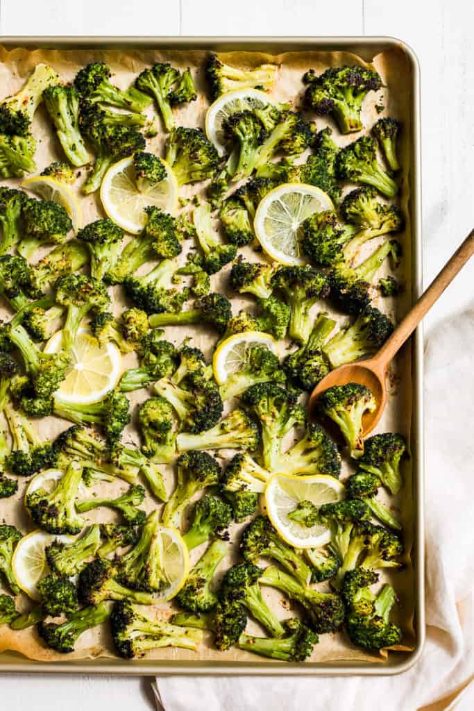 Oven Roasted Lemon Herb Broccoli | Get Inspired Everyday!