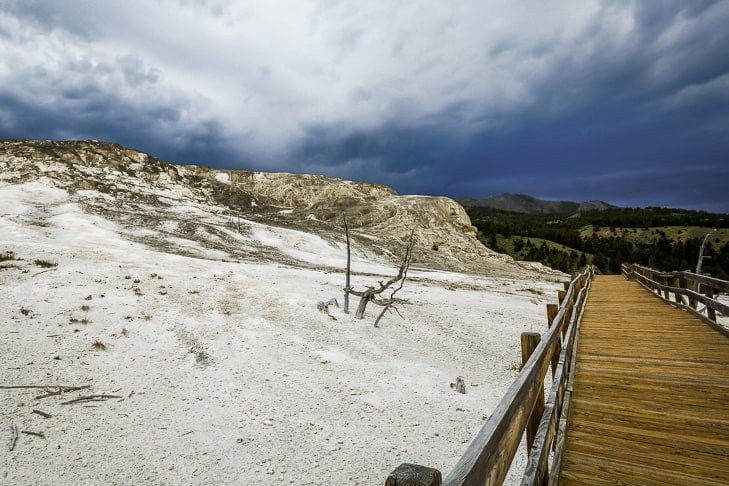 Mammoth Hot Springs in Yellowstone National Park | Get Inspired Everyday!