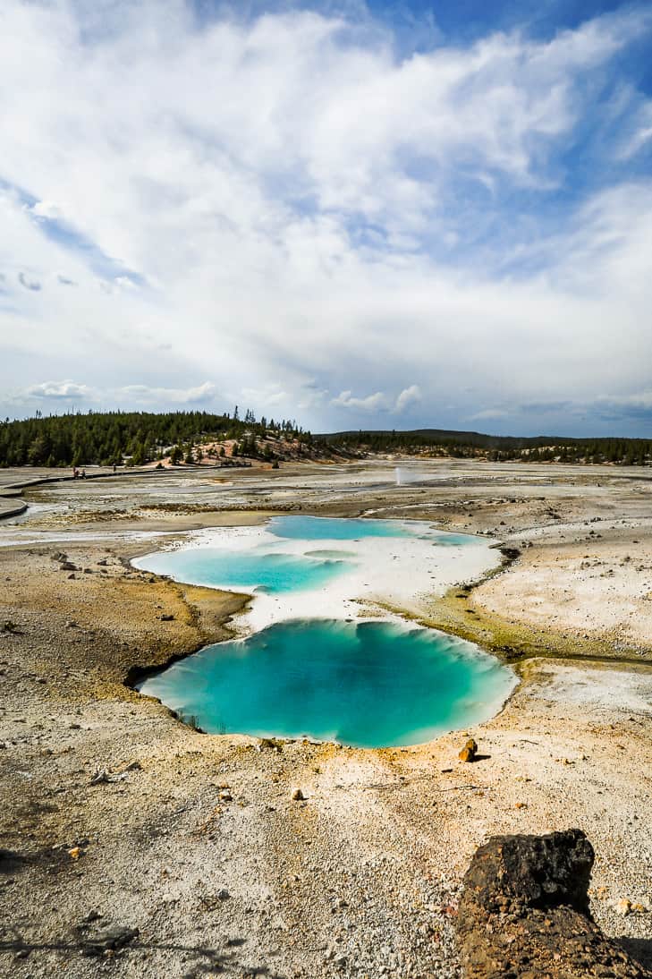 Hiking Porcelain Geyser Basin in Yellowstone National Park!