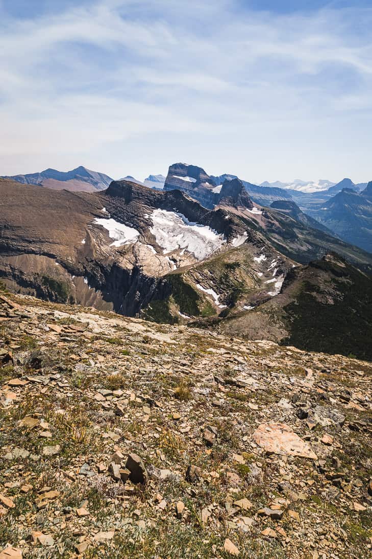 Views of Swiftcurrent Glacier are incredible on this hike!