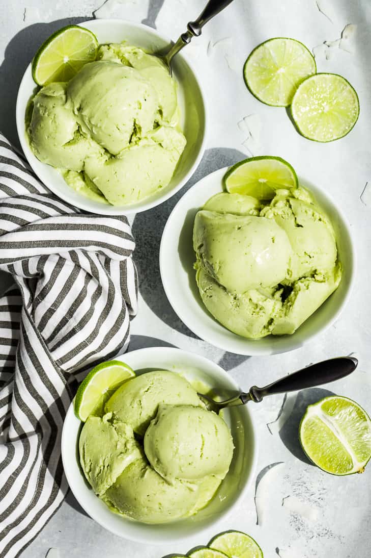 Easy Coconut Lime Ice Cream