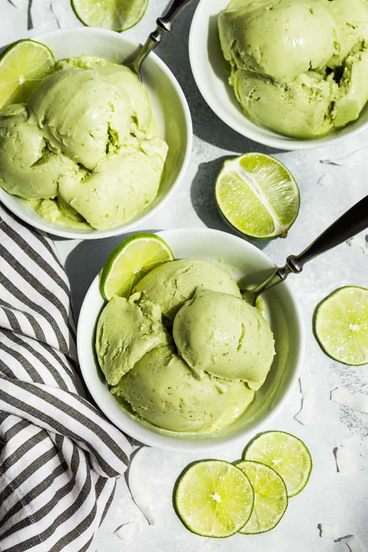 Easy Coconut Lime Ice Cream | Get Inspired Everyday!