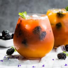 Mango Blackberry Kombucha Mocktail | Get Inspired Everyday!