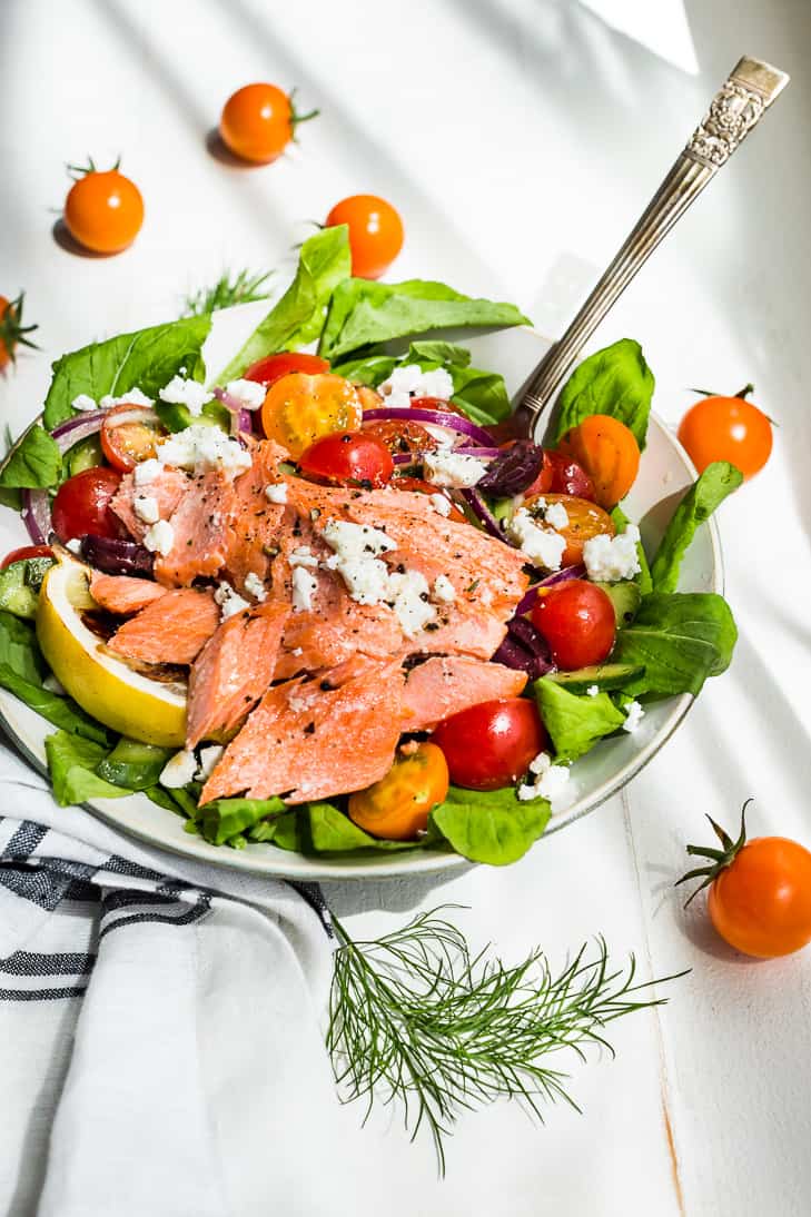 Summer Salmon Chopped Salad | Get Inspired Everyday!