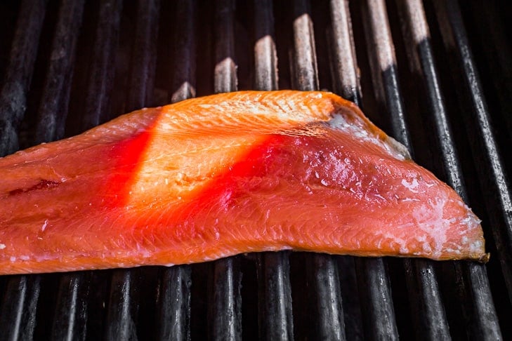 Grilling the fish for fish tacos makes cleanup even easier!