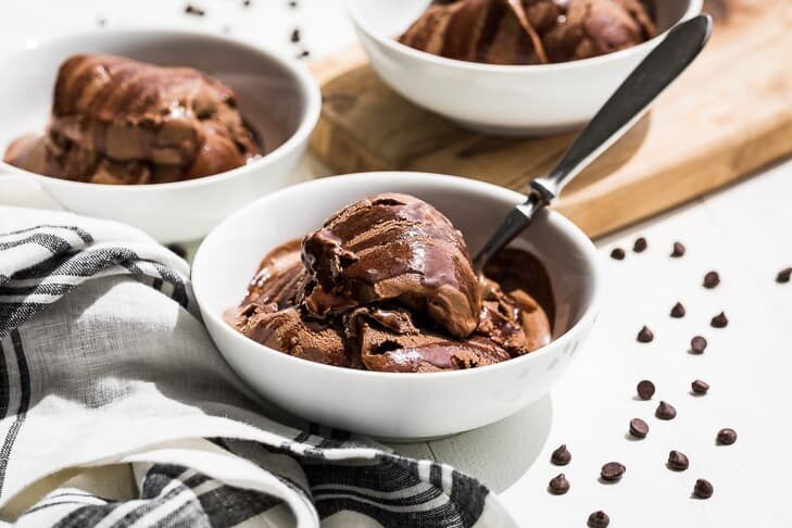 Homemade Chocolate Fudge Ice Cream | Get Inspired Everyday!
