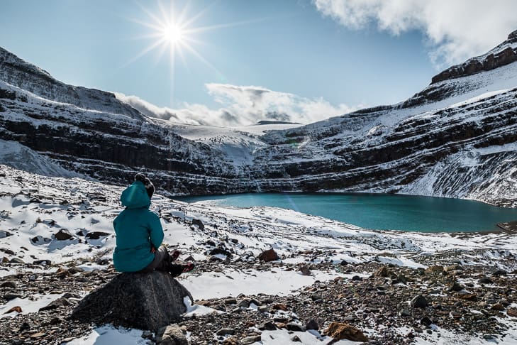 Bow Glacier Falls & Iceberg Lake in Banff National Park