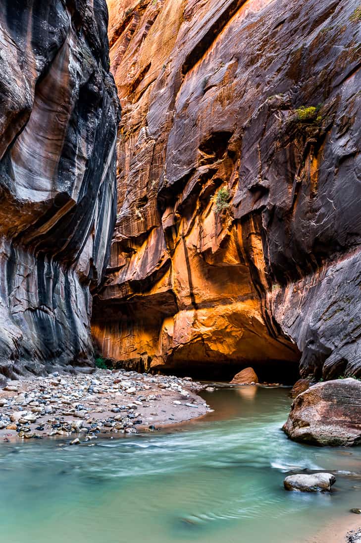 Another view of the 'Wall Street' section of The Narrows.