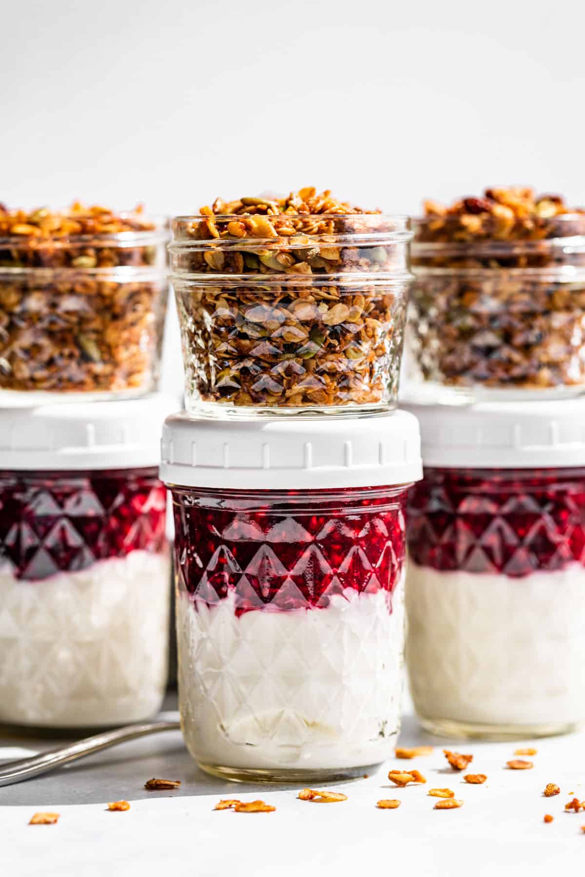 Meal Prep Fruit and Yogurt Parfaits