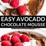 2nd Pin image for Avocado Chocolate Mousse.